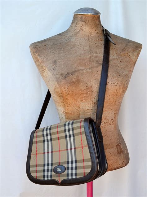 vintage burberry plaid purse|burberry handbags vintage.